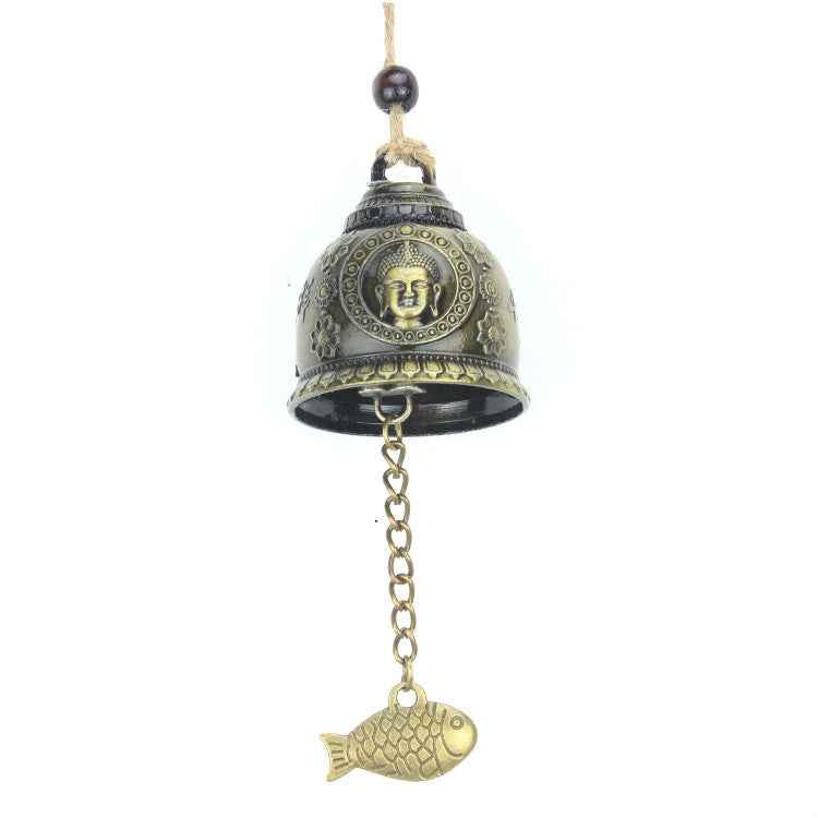 Good Fortune Fortune House Creative Buddha Statue Model Bell Car Hanging Gift