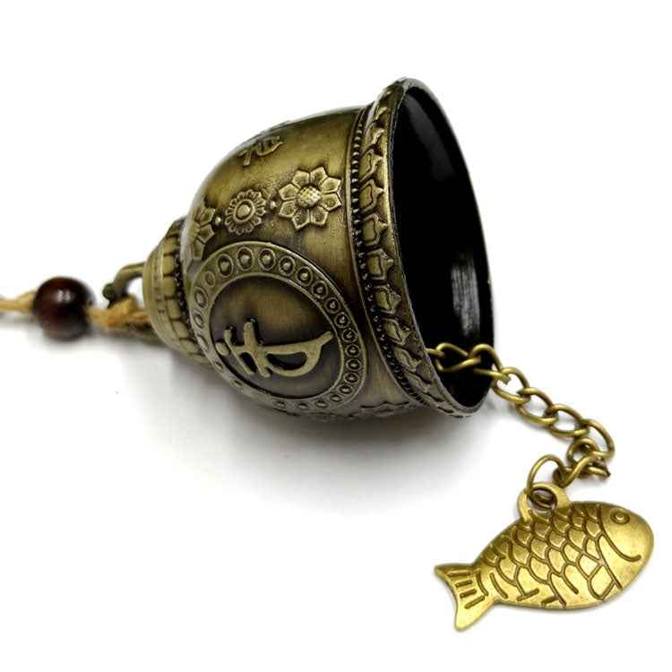 Good Fortune Fortune House Creative Buddha Statue Model Bell Car Hanging Gift