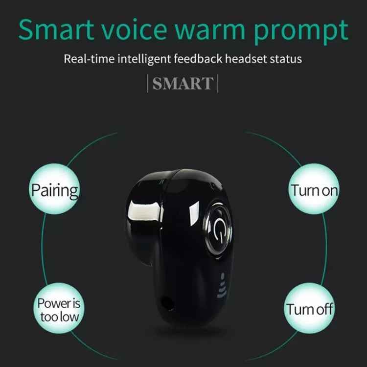 S065 Mini Bluetooth Earphone Earbuds Sport with Mic for All Phone