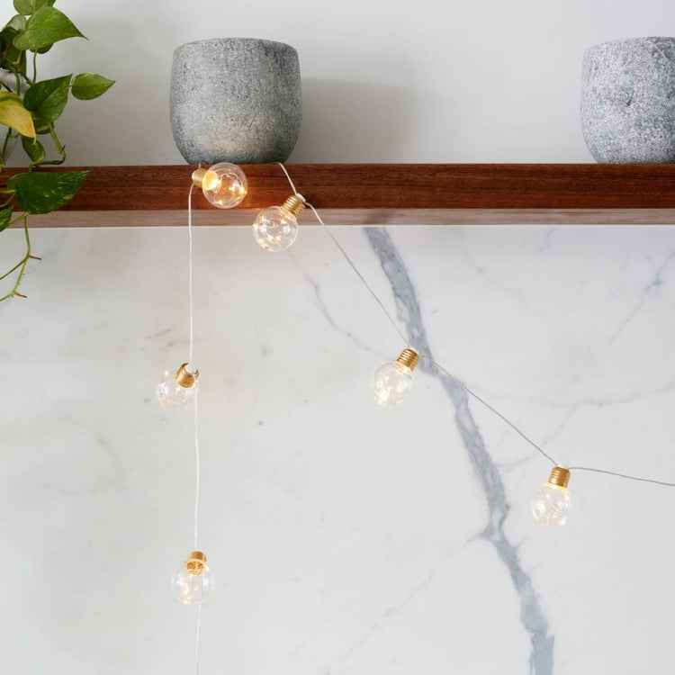 3m 10 LEDs G45 Copper Wire Bulb String Holiday Decoration Light