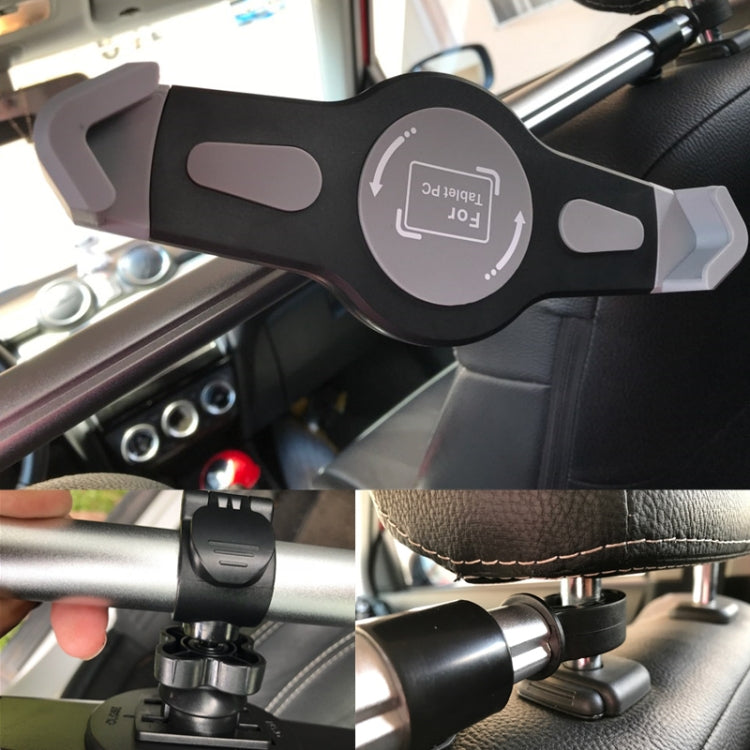 Auto Car Back Seat Headrest Universal Tablet Mounting Holder, 7-10.5 inch Tablet, 9.5-14.5 inch Tablet
