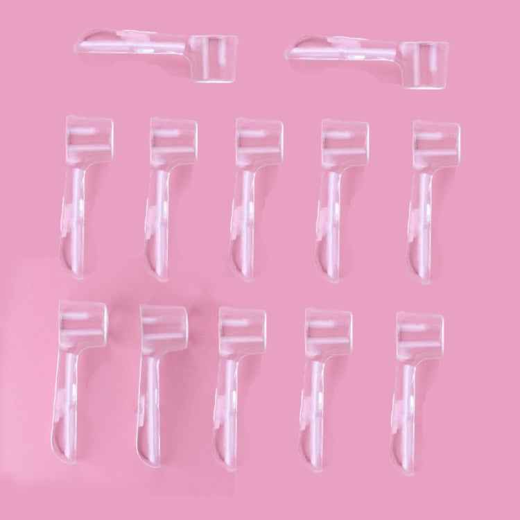 12 PCS Electric Toothbrush Heads Protective Transparent Cover