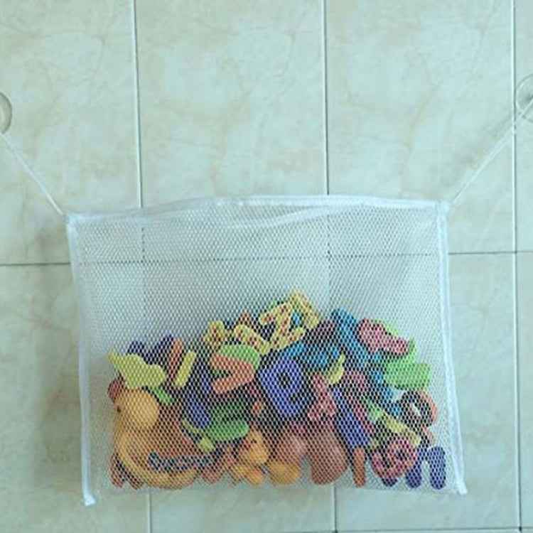 2 PCS Bathroom Baby Kid Storage Toy Hanging Organizer with Suction