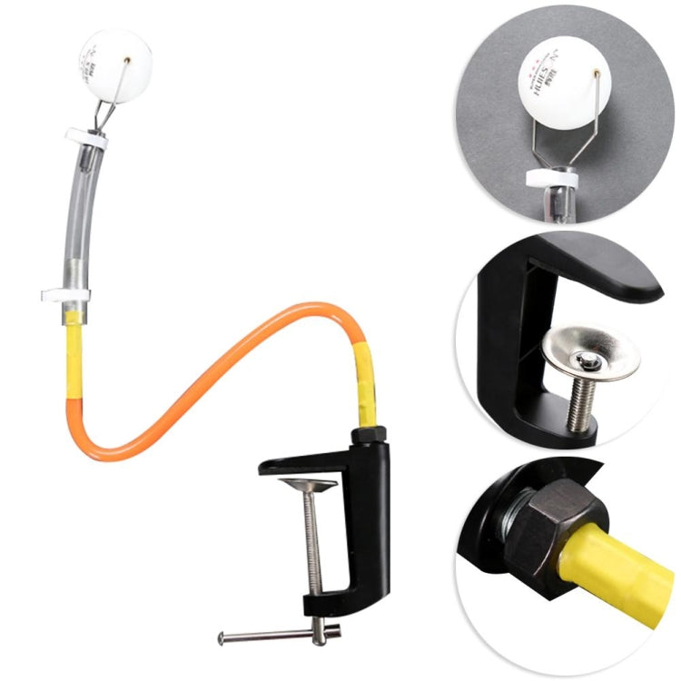 HUIESON HS-P-L22 PVC Universal Variable Table Clip Table Tennis Serving Training Machine Set, HS-P-L22