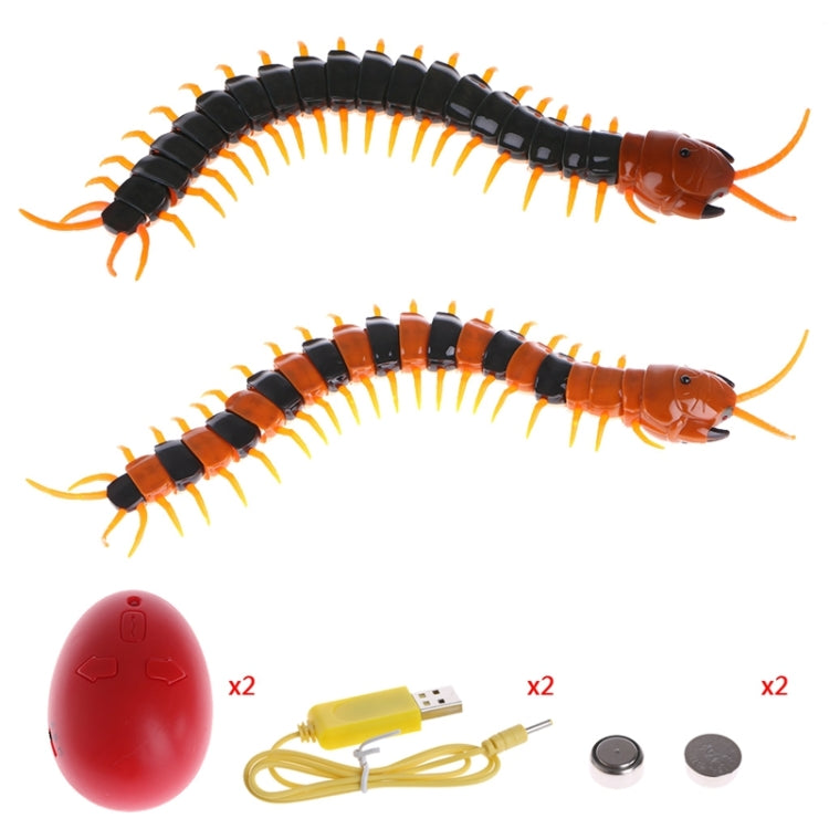 Remote Control Animal Centipede Creepy-crawly Prank Funny Toys Gift for Kids, Color Random Delivery, Centipede