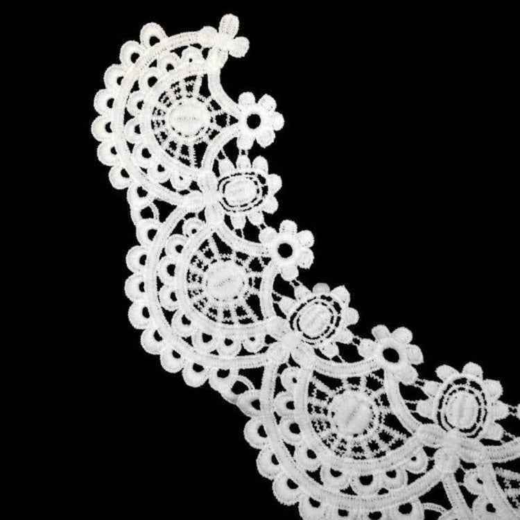 Milk Silk Lace Embroidered Collar Hollow Fake Collar DIY Clothing Accessories, Size: about 32 x 26cm, Red, Red Wine, Blue, Beige, Purple Pink, Black, White