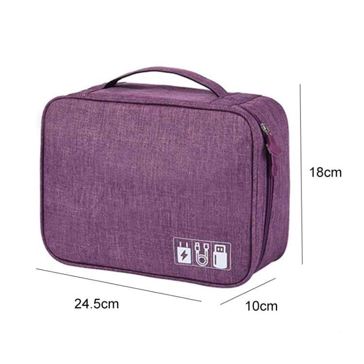 Digital Cable Bag Men Portable Travel Gadgets Pouch Power Cord Charger Headset Organizer