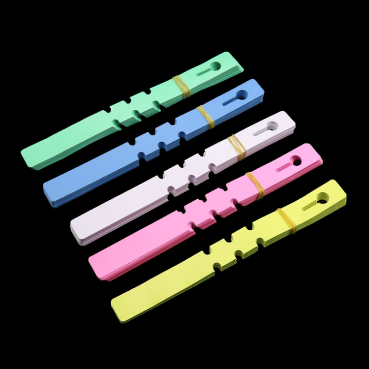 100 PCS Gardening Plant Sapling Seed Hanging Tree Label, Plant Label 5 White, Plant Label 5 Pink, Plant Label 5 Yellow, Plant Label 5 Green, Plant Label 5 Blue, Plant Label 5 Red