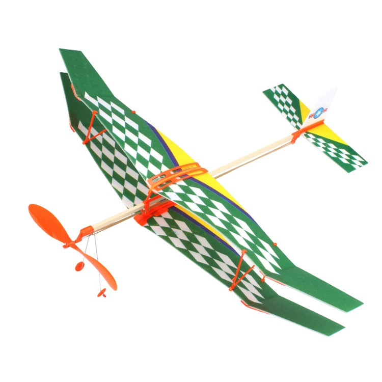 DIY Assemble Rubber Powered Model Plane Glider Aircraft Toy Educational Toys, Random Style Delivery, Plane Glider Toy