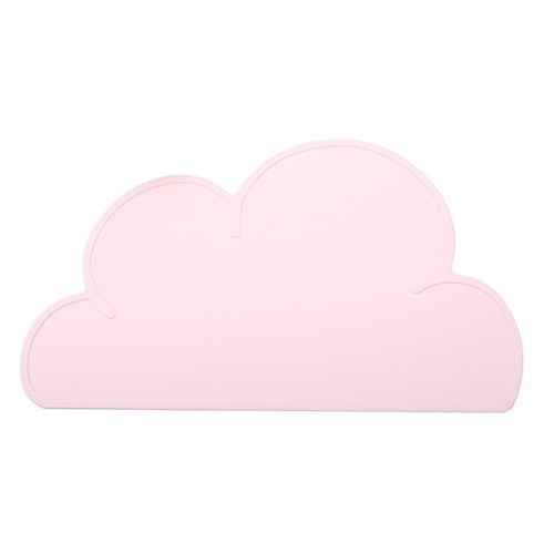 Children Cloud Silicone Placemat Waterproof Environmental Protection Student Table Mat, White, Black, Yellow, Blue, Green, Light Pink, Dark Gray, Light Blue, Light Green, Light Gray, Dark Pink