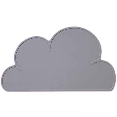 Children Cloud Silicone Placemat Waterproof Environmental Protection Student Table Mat, White, Black, Yellow, Blue, Green, Light Pink, Dark Gray, Light Blue, Light Green, Light Gray, Dark Pink