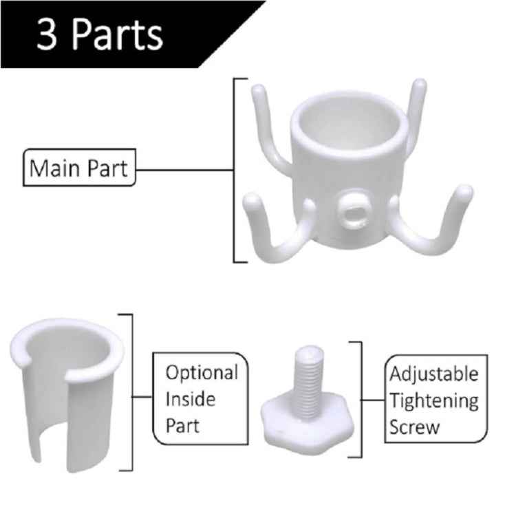 Outdoor Beach Umbrella Hook Nail Four Legs Hooks Garden Umbrella Plastic Four Prongs Hanger, Beach Umbrella Hook(Blue), Beach Umbrella Hook(White), Beach Umbrella Hook(Red)