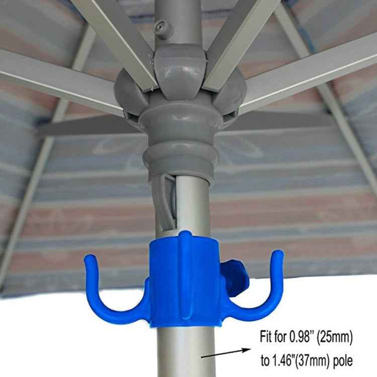 Outdoor Beach Umbrella Hook Nail Four Legs Hooks Garden Umbrella Plastic Four Prongs Hanger, Beach Umbrella Hook(Blue), Beach Umbrella Hook(White), Beach Umbrella Hook(Red)