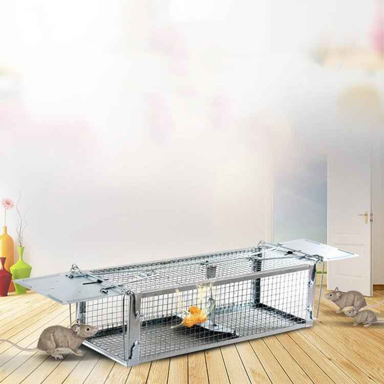 Household Mouse Cage Mousetrap with Double Door, Household Mouse Cage