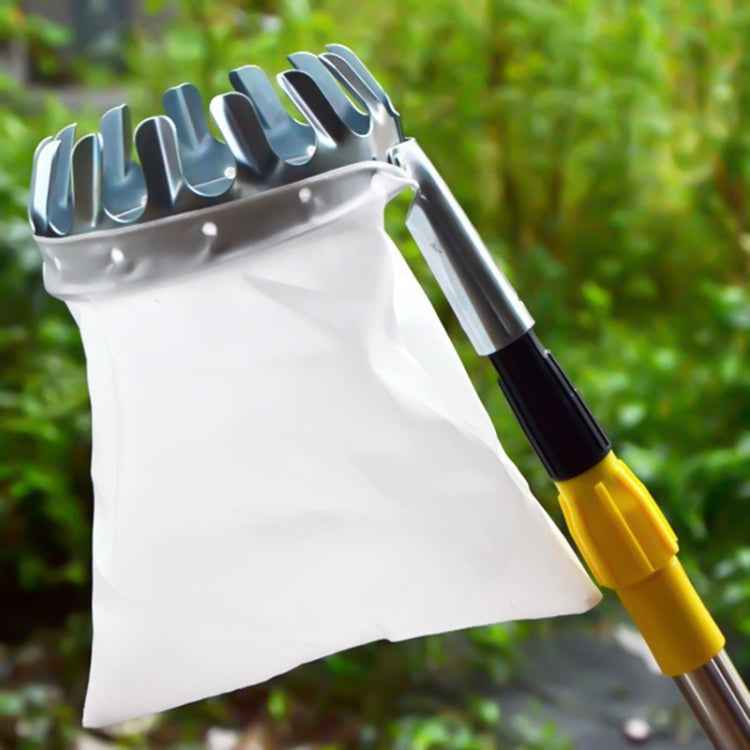 Metal Fruit Picker Convenient Fabric Orchard Gardening Apple Peach High Tree Picking Tools