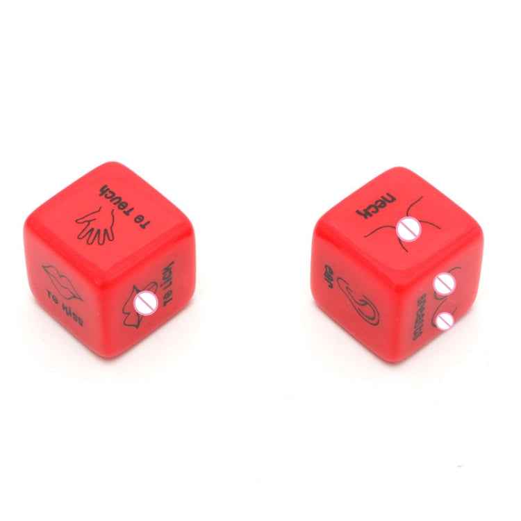 2 PCS Creative English Fun Dice Bar Family Party Game Tools, 2 PCS English Fun Dice
