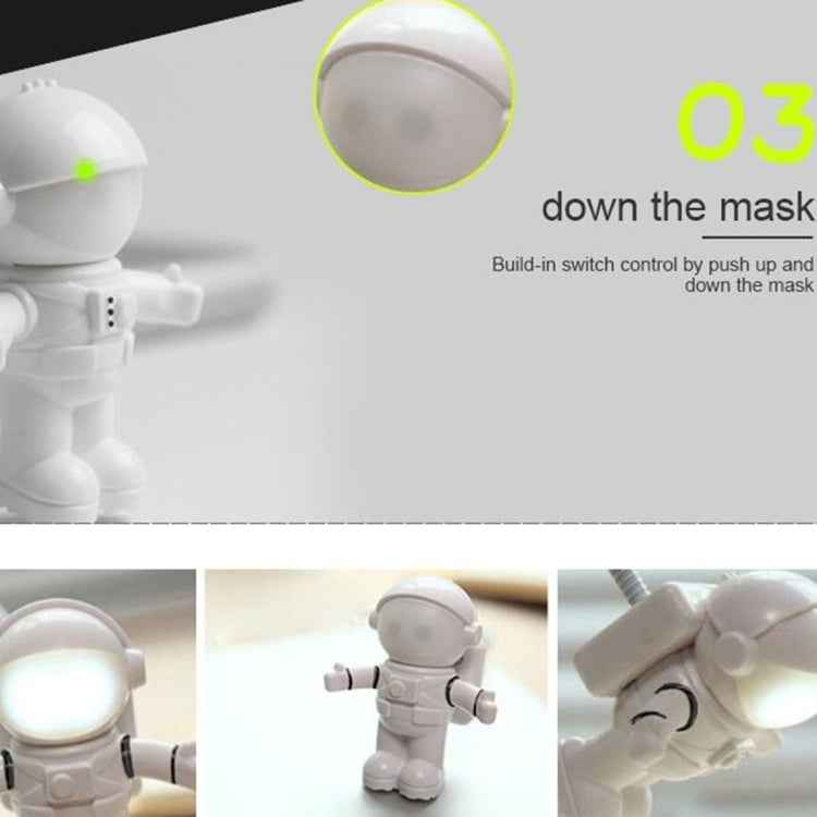 Cool New Astronaut Spaceman USB LED Adjustable Lamp Desk Night Light for Computer PC