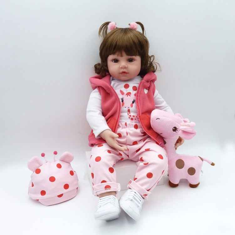 NPK Adorable Lifelike Silicone Baby Girl Doll