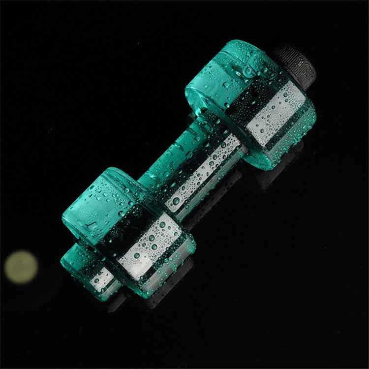 2 PCS 550ML Dumbbell Cup Fitness Sports Bottle Plastic Personality Cup