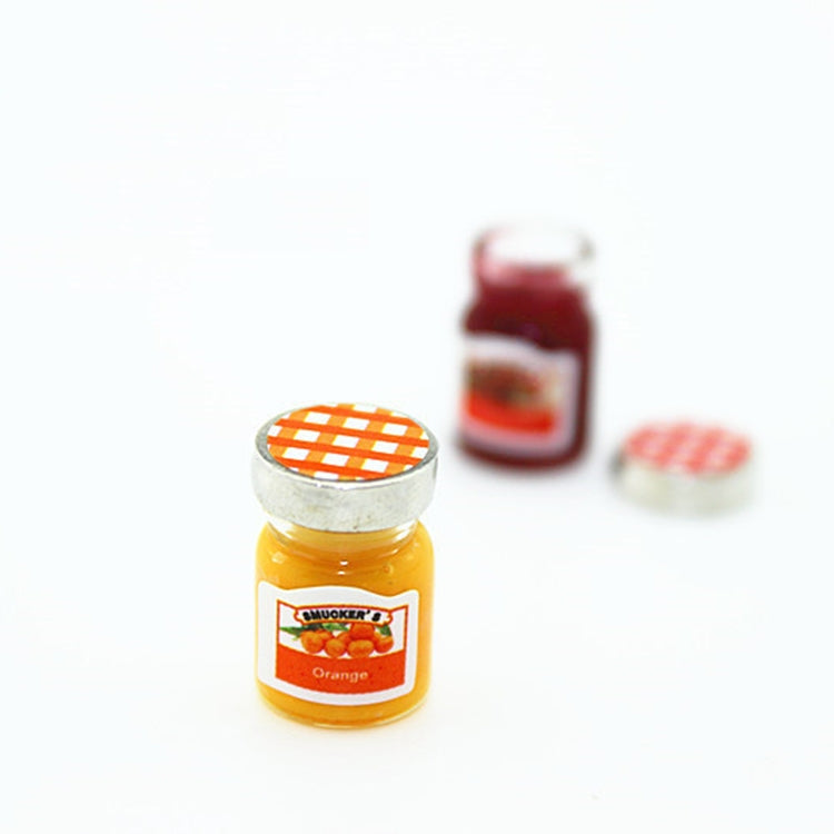 Doll House Mini Accessories Mini Jam Jar Simulation Kitchen Condiments, Jam Jar