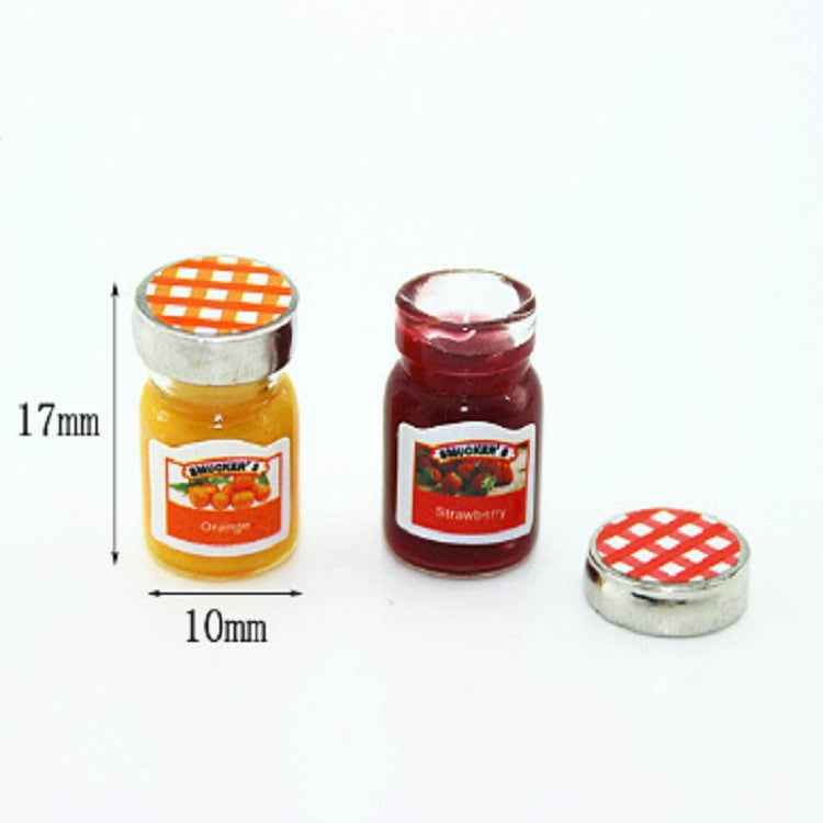 Doll House Mini Accessories Mini Jam Jar Simulation Kitchen Condiments