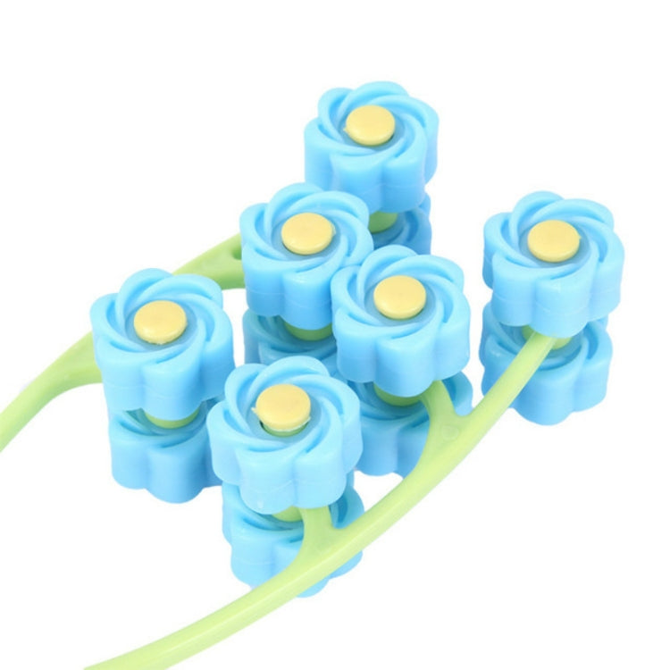 Manual Roller Face Massager Face Beauty Instrument Facial Double Chin Tool, Pink, Blue