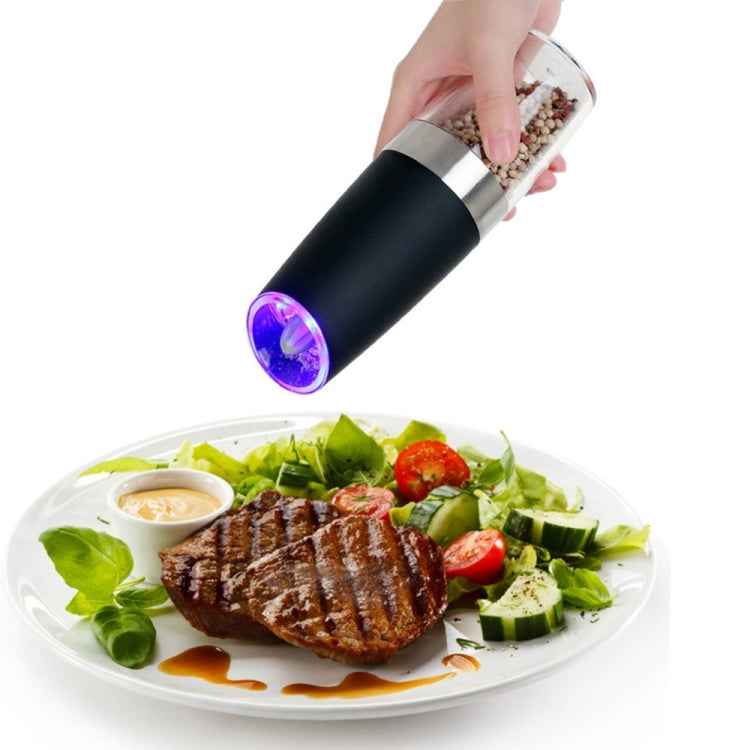 Automatic Electric Pepper Grinder Salt Mill with LED Light