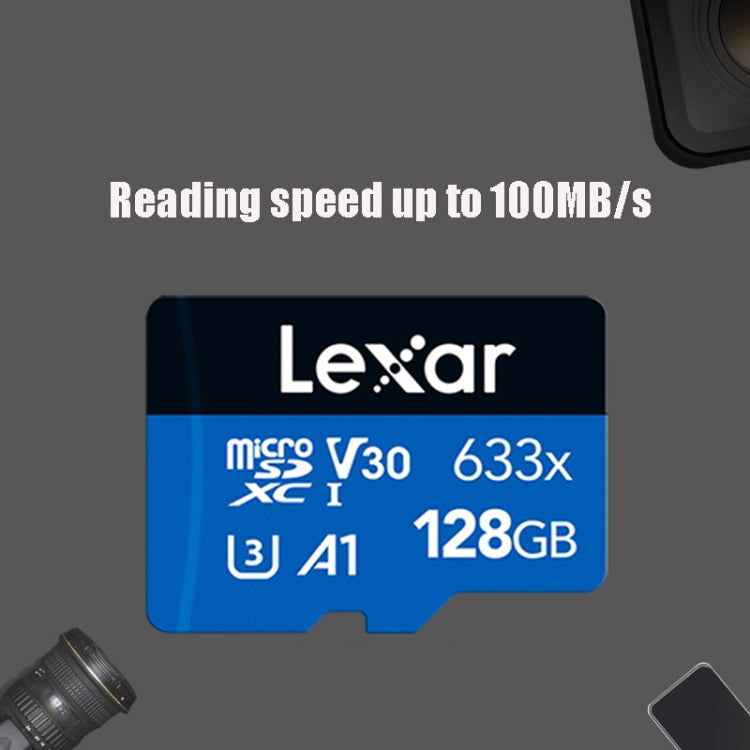 Lexar 633x 128GB High-speed Driving Recorder Dedicated TF Card Mobile Phone Memory Card