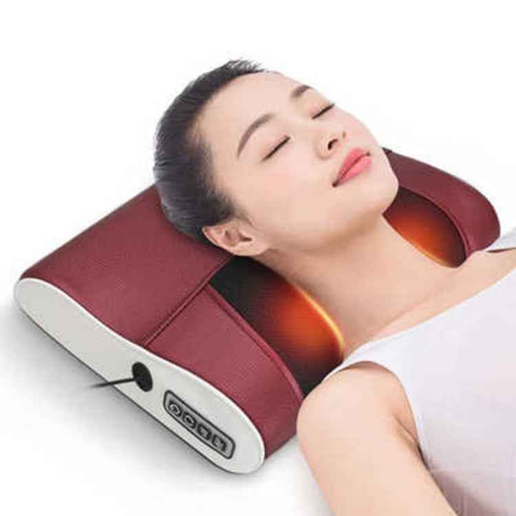 Cervical Spine Massage Pillow Neck Waist Back Multifunctional Electric Massage Cushion, EU Plug, AU Plug, US Plug, UK Plug