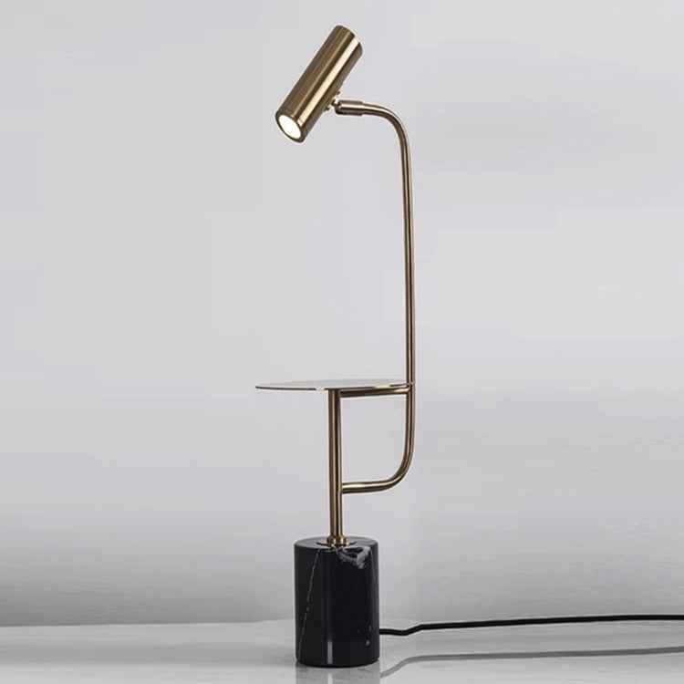 Minimalist Marble with Small Table Floor Lamp