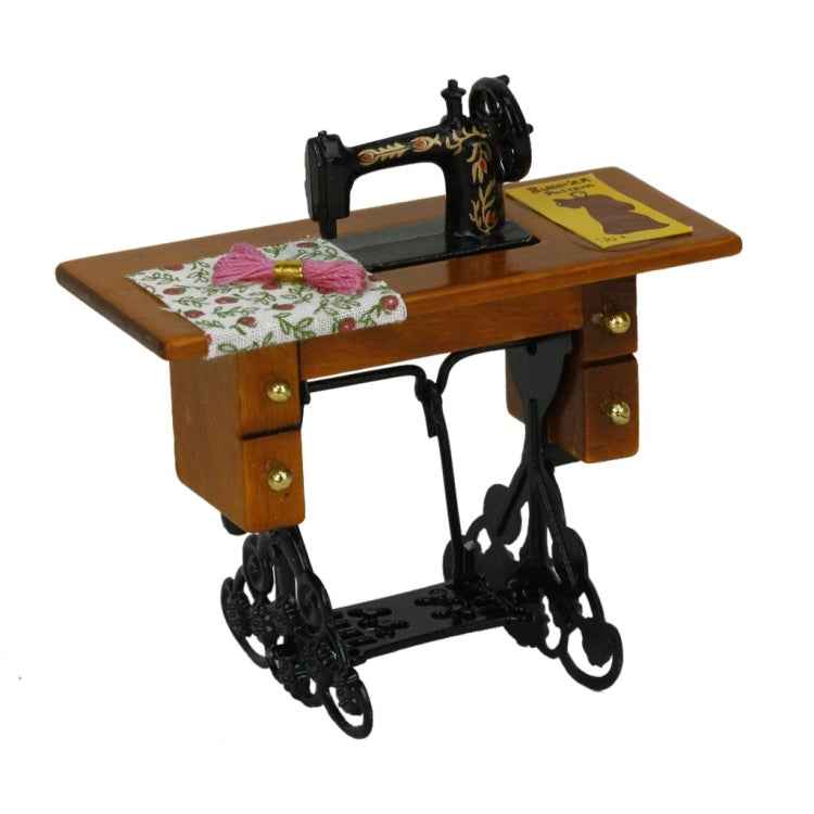 Mini Sewing Machine Toy Doll House Decoration Scene Model, Sewing Machine