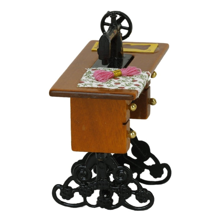 Mini Sewing Machine Toy Doll House Decoration Scene Model, Sewing Machine