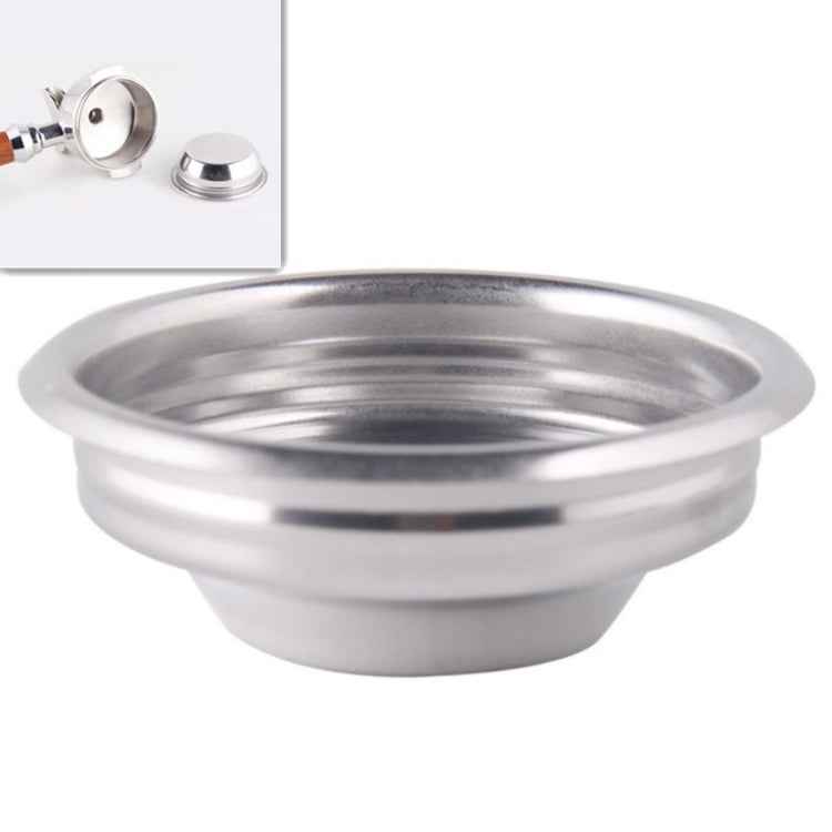 Semi-automatic Coffee Machine Stainless Steel Powder Bowl Brewing Head Filter Bottomless Handle Filter, Single Cup 58mm Universal, Double Cup 58mm Universal