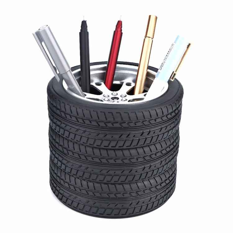 Multi-function Vehicle Wheel Pen Holder Pencil Organizer Desktop Pencil Cases