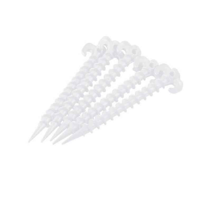 10 PCS/Set Luminous Camping Canopy Tent Ground Screw Pegs Horn Nails Outdoor Climbing Tent Plastic Nails Tent Accessories