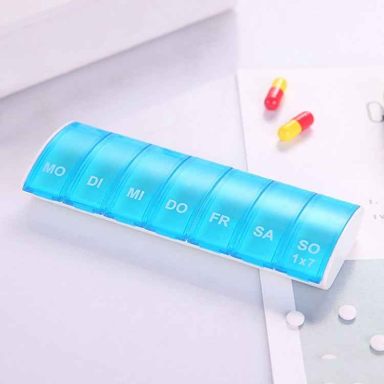 Portable Seven-part Mini Storage Pill Box