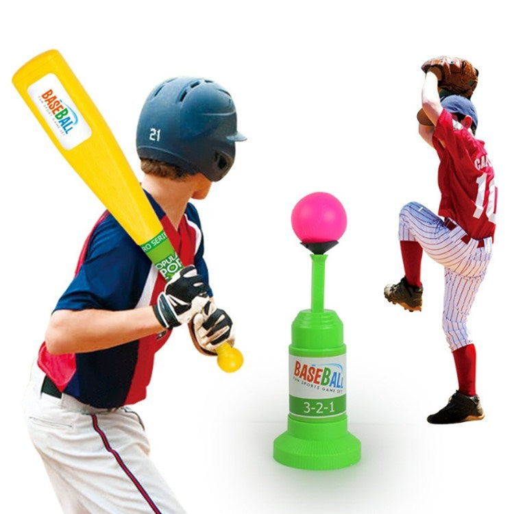 Children Baseball Launch Exerciser Outdoor Parent-child Toy Physical Exercise, Step Green