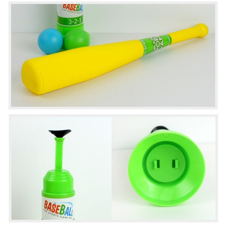 Children Baseball Launch Exerciser Outdoor Parent-child Toy Physical Exercise, Step Green