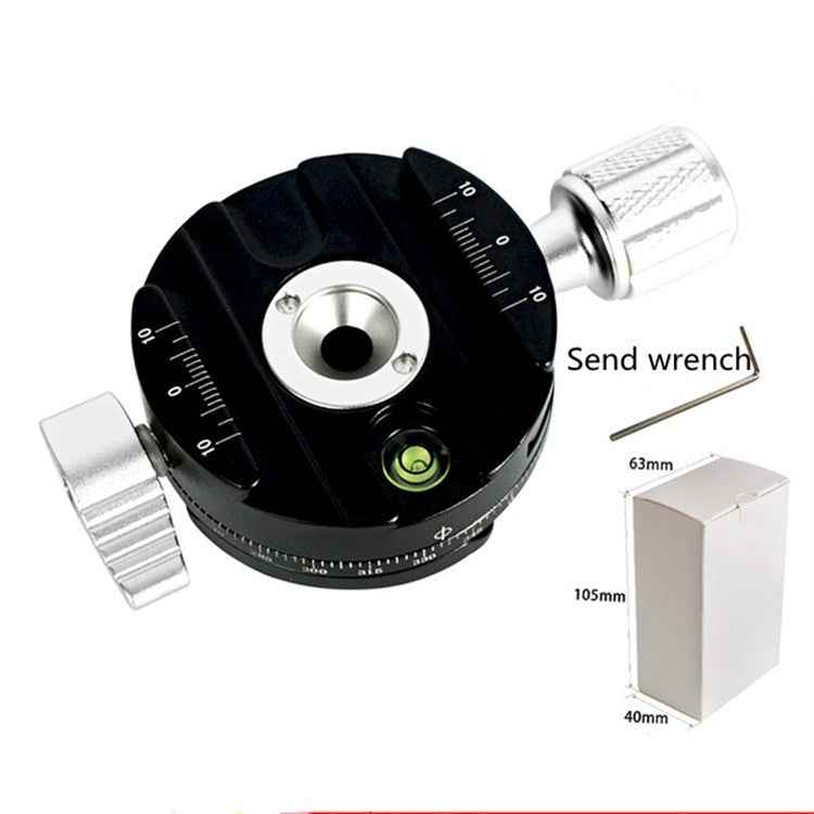 BENXIN QJ07 Panoramic Clip Holder 360 Degree Rotating Pan/tilt Tripod SLR Camera Quick Mounting Plate Panoramic Clip Holder