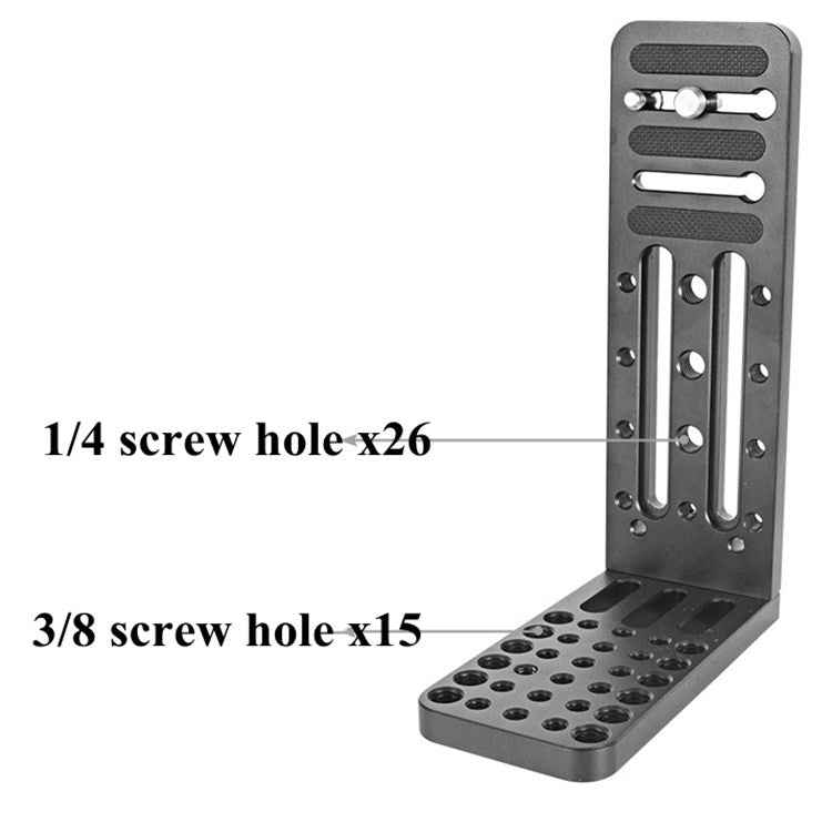 BXIN L130C Universal L-shaped Vertical Clapper SLR Tripod Hydraulic Pan/tilt Quick Release Plate Suitable For Shadow Stabilizer