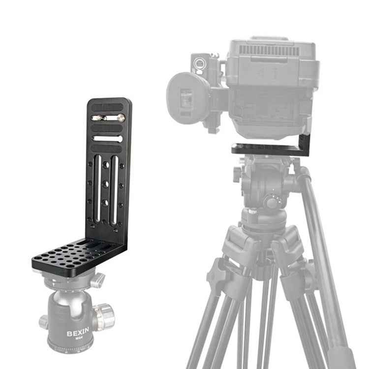 BXIN L130C Universal L-shaped Vertical Clapper SLR Tripod Hydraulic Pan/tilt Quick Release Plate Suitable For Shadow Stabilizer