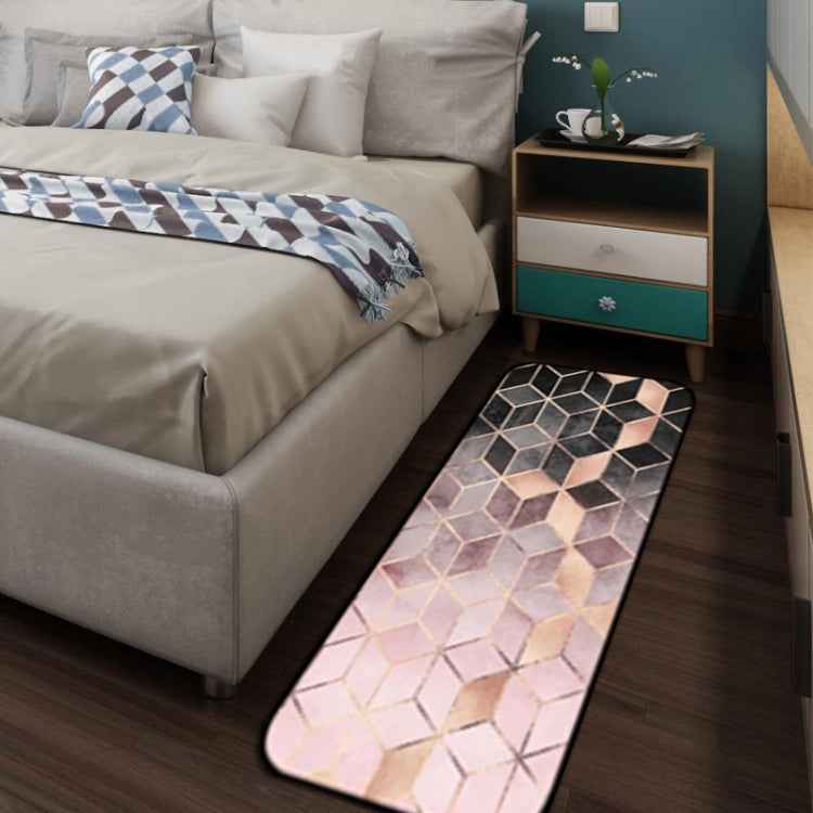 Geometric Pattern Bedroom Door Rug Decorative Mat, 40x60cm, 45x75cm, 60x90cm, 40x120cm, 80x120cm, 80x160cm, 100x160cm, 120x160cm, 150x200cm, 160x230cm