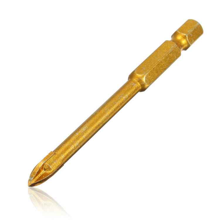 Multi-purpose Alloy Cross Hex Shank Drill Ceramic Glass Hole Opener, 6MM, 8MM, 10MM, 12MM