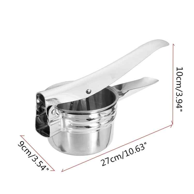 Potato Fruit Vegetable Manual Press Juicer Stainless Steel Crusher Squeezer