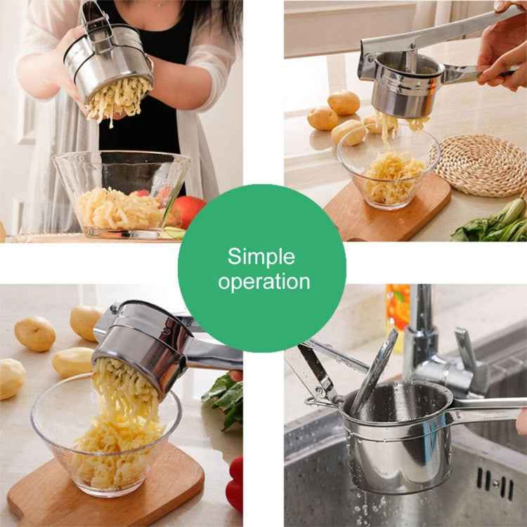 Potato Fruit Vegetable Manual Press Juicer Stainless Steel Crusher Squeezer