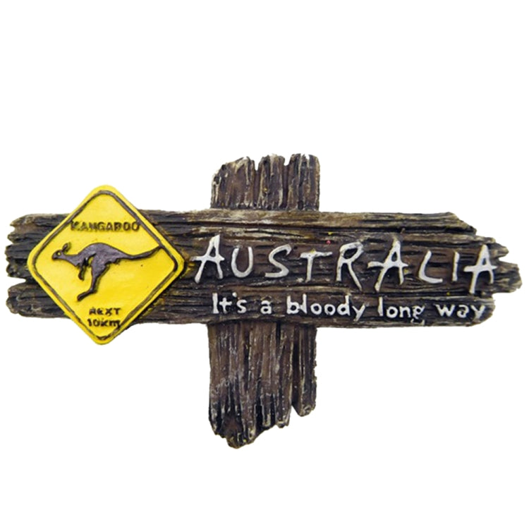 2 PCS Kangaroo Fridge Magnets Home Decoration Tourist Souvenirs, Kangaroo