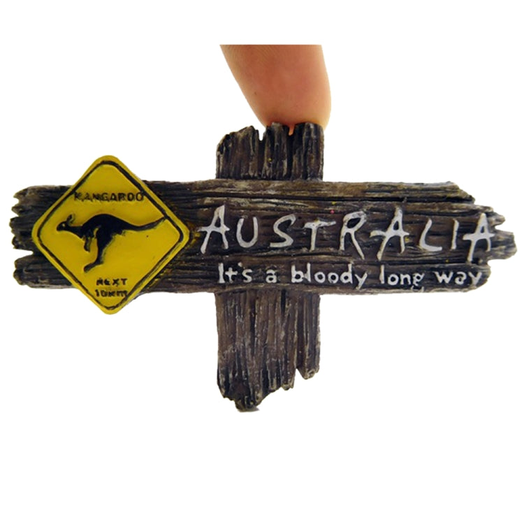 2 PCS Kangaroo Fridge Magnets Home Decoration Tourist Souvenirs, Kangaroo