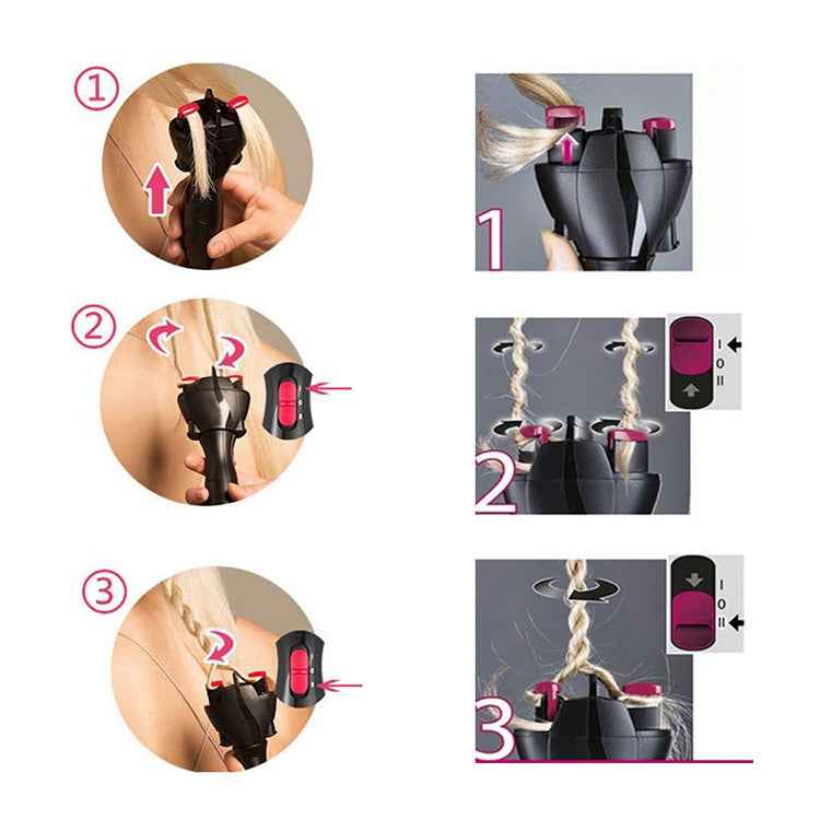 Profesional Fast Styling Smart Electric Braid Machine Twist Curling Iron