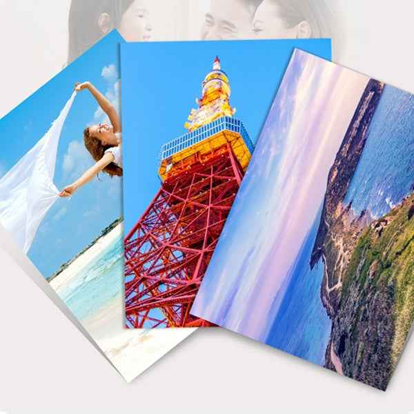 100 PCS 6 Inch Inkjet Printing Paper Photo Paper Color Single-Sided Coated Printing Highlight Waterproof Lluminous Paper