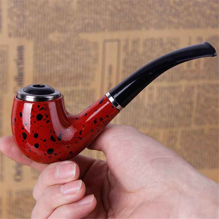 Dual-purpose Portable Resin Pipe Detachable Mini Men Filter Smoking Set Without Pipe Holder, Large, Small